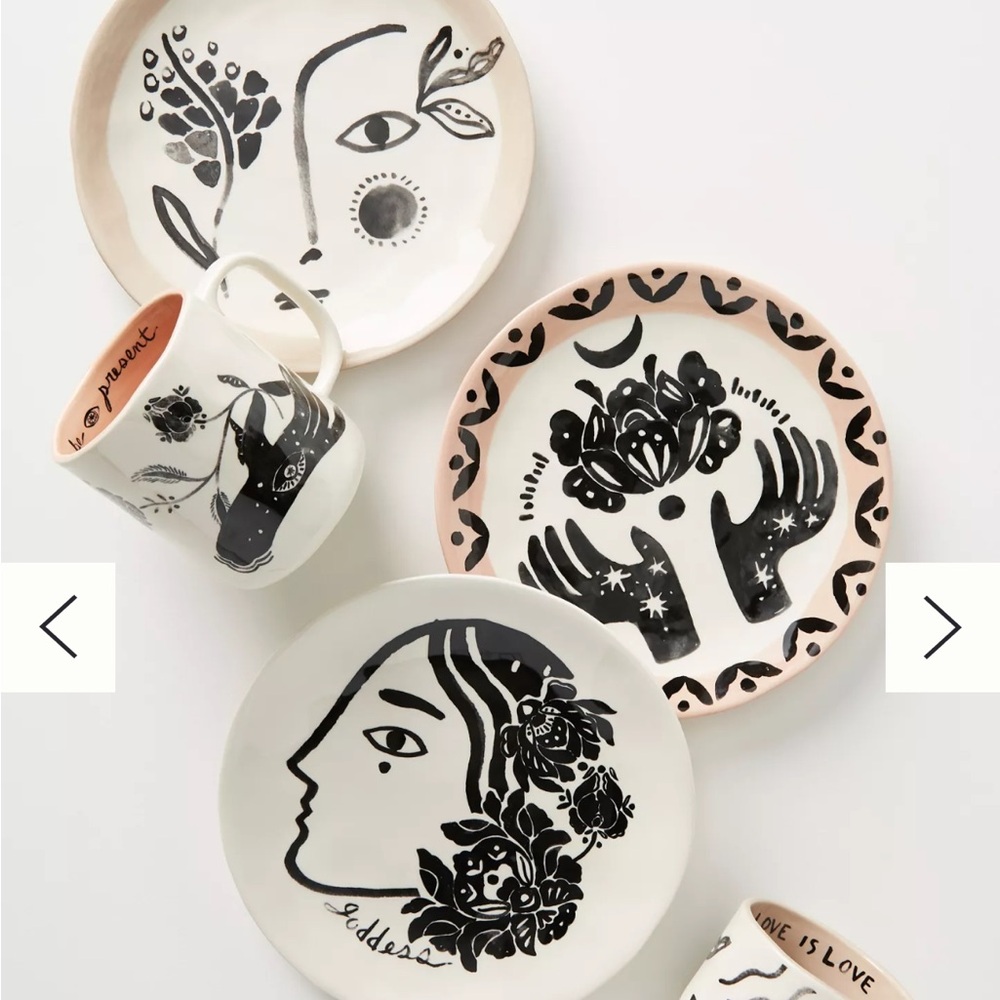 RARE LIMITED EDITION COLLECTION Anthropologie Goddess Plate - Picture 3 of 3